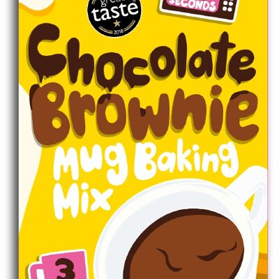 3er-Pack Belgische Schokoladenbecher-Brownie-Mischung