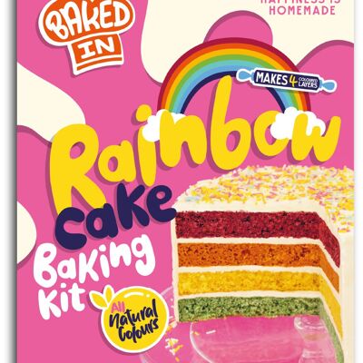 Regenbogen-Kuchen-Set