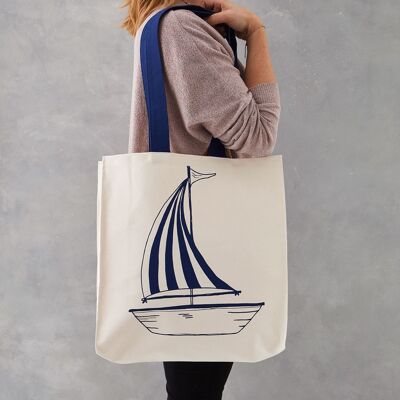 Sac en toile ancre et bateau