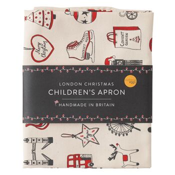 Tablier de Noël pour enfants London 2