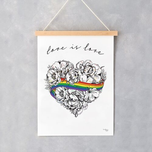 Love is Love A3 Print