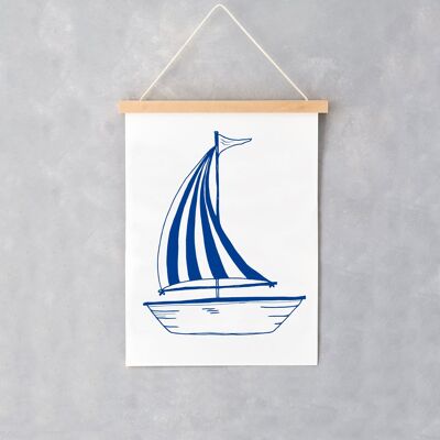 Sailing Boat A4 Print
