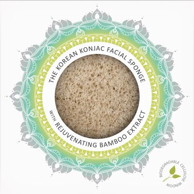 The Mandala Bamboo Extract Face Sponge