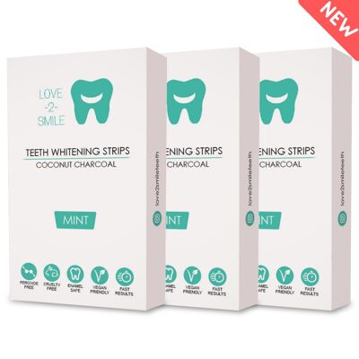 NEW | love2smile Whitening strips Triple-pack XXX (42 strips)