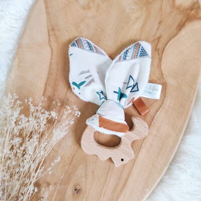 Teepee and Company teething rattle