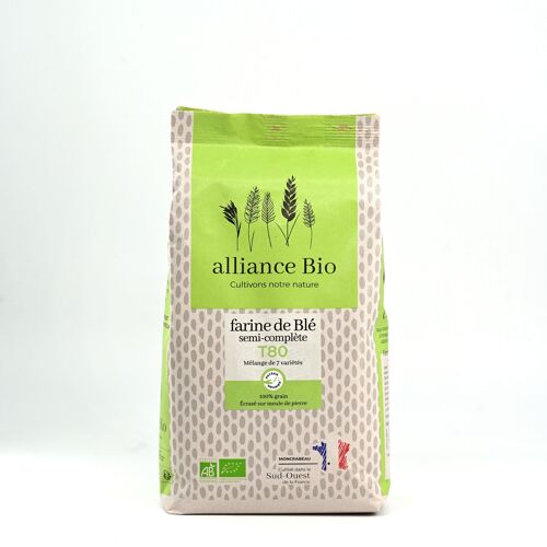 Farine blé T80 bio - 1kg