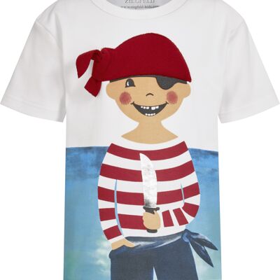 Chemise Pirate Paul, avec cache-œil, courte