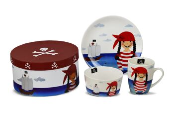 Set petit-déjeuner PIRATIN PAULA, 3 pièces dans un coffret cadeau 1