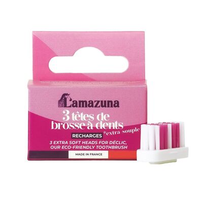 Recambio de 3 cabezales de cepillo de dientes - Extra suave