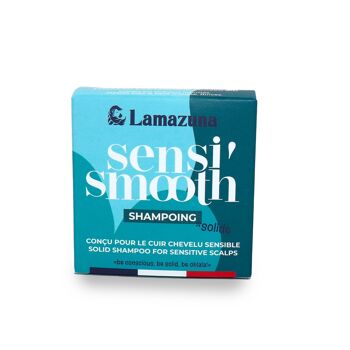 Shampoing solide cuir chevelu sensible à la poudre de pivoine - Sensi'smooth 2