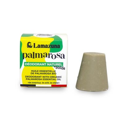 Organic solid deodorant - Palmarosa essential oil