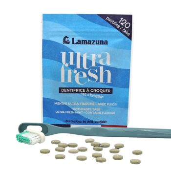 Dentifrice à croquer BIO - Menthe et fluor - Ultra fresh - 120 pastilles 5