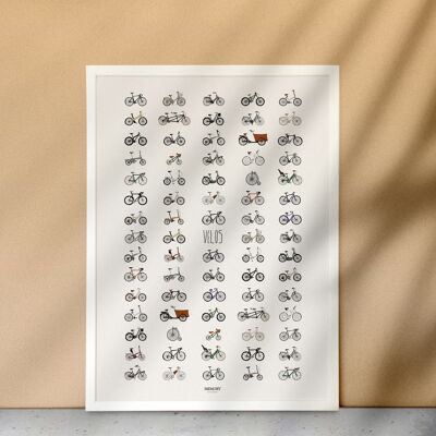 Poster BICI 50x70cm - Il poster che sale in sella!