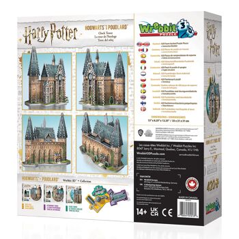 Tour de l'Horloge de Poudlard Harry Potter (420 pièces) - Puzzle 3D par WREBBIT 3D 7