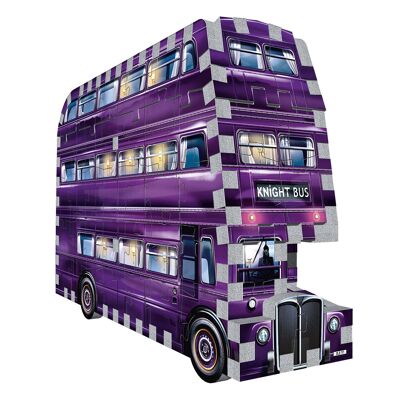 The Driving Knight Mini / Knight Bus Mini (130 piezas) - Harry Potter 3 D Puzzle v. WREBBIT 3D