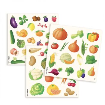 Calendrier magnetique des saisons - fruits et legumes 5