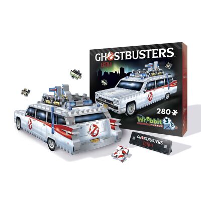 ECTO-1 - Cazafantasmas (280 piezas) - Rompecabezas 3D de WREBBIT 3D