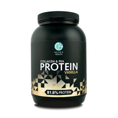 Proteine di collagene e piselli Vaniglia