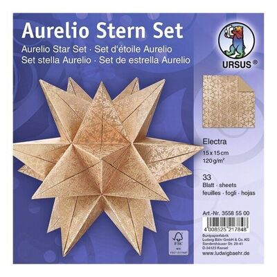 Leaflets Aurelio Star "Electra", 15 x 15 cm