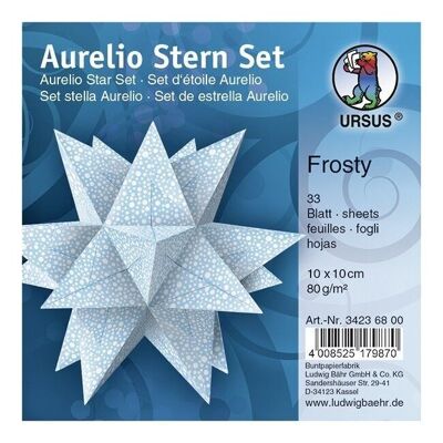 Leaflets Aurelio Star "Frosty", 10 x 10 cm