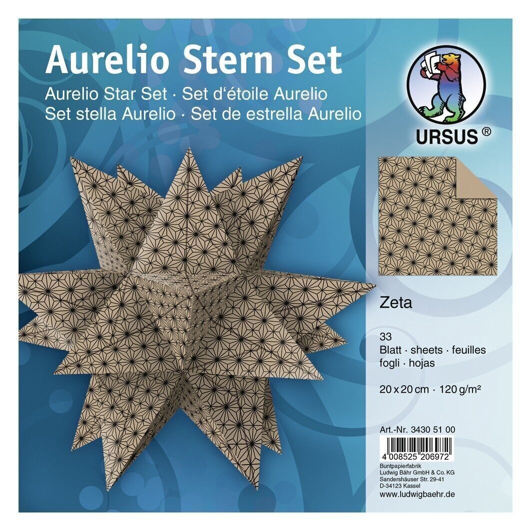 Folletos Aurelio Star "Zeta", 20 x 20 cm