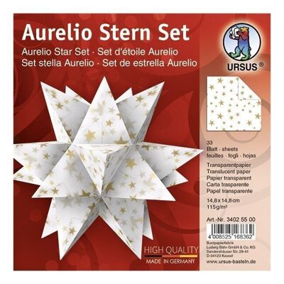 Leaflets Aurelio Stern "Elements Stars", 14.8 x 14.8 cm