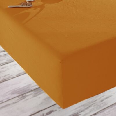 Fitted Sheet, Mustard - King