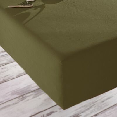 Drap Housse, Capulet Olive - Double