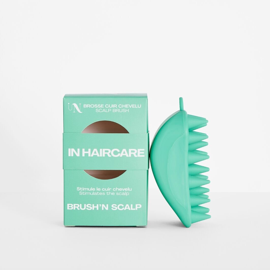 Kopfhautbürste - stimuliert die Kopfhaut