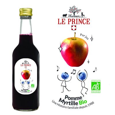 Pomme-Myrtille Bio* - Pur Jus 0,33L