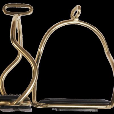 Stirrups, gilded stainless steel