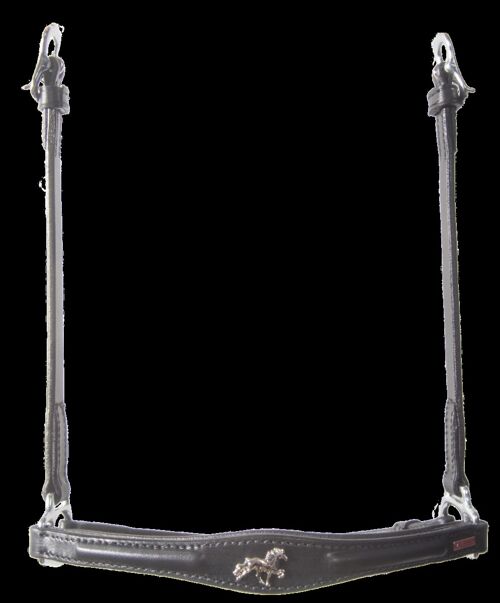 Hannoveran noseband with horse emblem