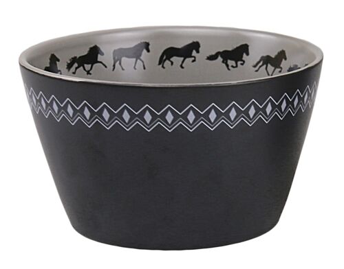 Bowl with Icelandic Horses