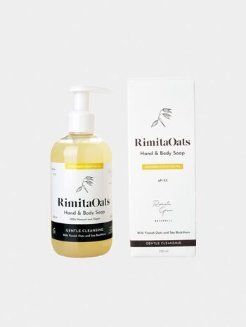 RimitaOats – Savon Mains et Corps, parfum : Huile Essentielle de Citronnelle 250 ml 4