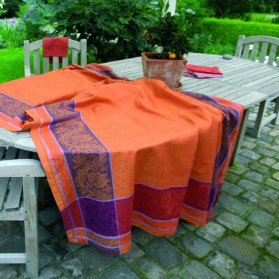 Classic – orange-red-violet – 130 x 130cm