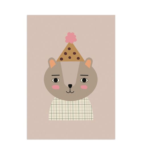 Baby Bear Animal Kids Poster, Eco Paper & Packaging