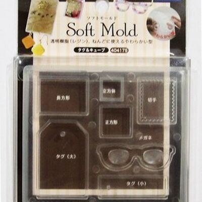 Soft Clay Mold Tag & Cube