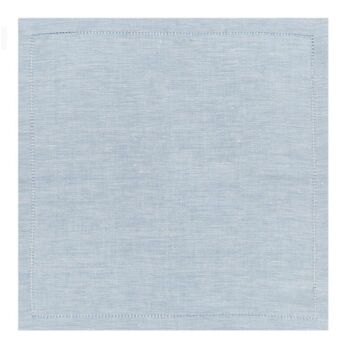 Serviette de table - Atlas - bleu clair - 45 x 45 cm 2