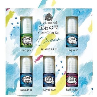 Jewel Color Clear Color Set Ocean