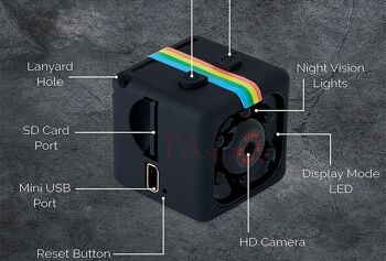 Caméra Narvie mini espion 1080p 4