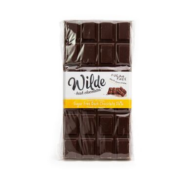 Wilde Irish Chocolate : Chocolat Noir Sans Sucre 56% - Unique (80g)