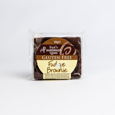 Ina's - Brownie de dulce de chocolate sin gluten - Individual (60 g)