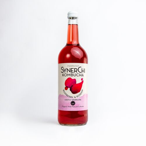 Synerchi Kombucha: Raspberry & Rosehip 750ml - unit 750ml