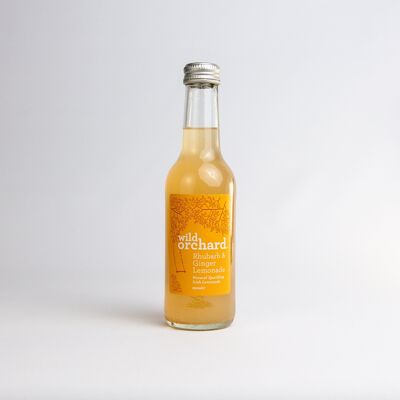 Wild Orchard - Limonade Naturelle Pétillante : 250ml Rhubarbe & Gingembre - Unité 250ml