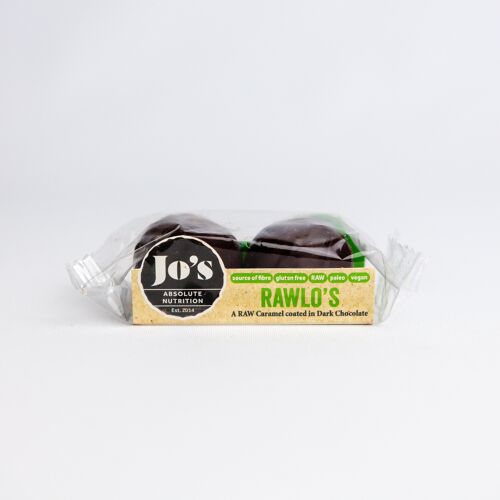 Jo's Absolute Nutrition Rawlos (Raw Caramel & Dark Chocolate) - Single (50g)