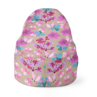 Pink Floral pattern Bean Bag