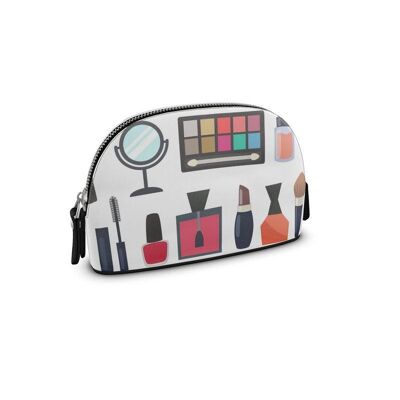 Make up icons on a Premium Nappa Make Up Bag