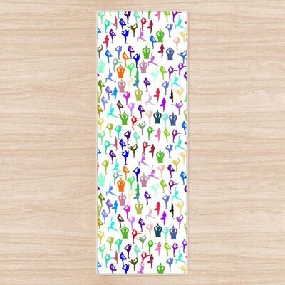 Yoga figures pattern Yoga Mat