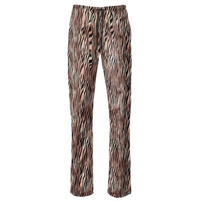 Black and gold Zebra pattern Women's trousers