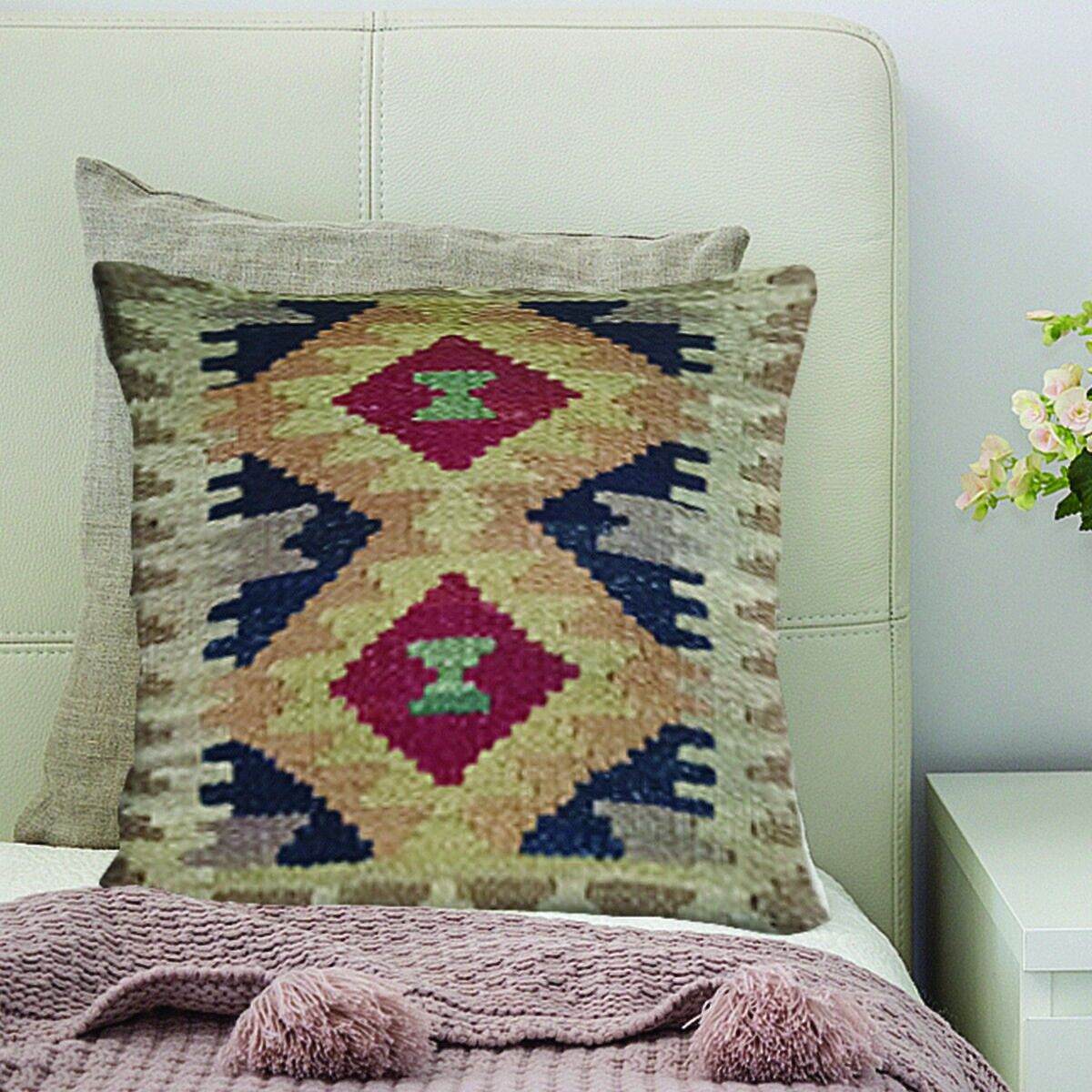 Fodera per cuscino Zorba fatta a mano Kilim